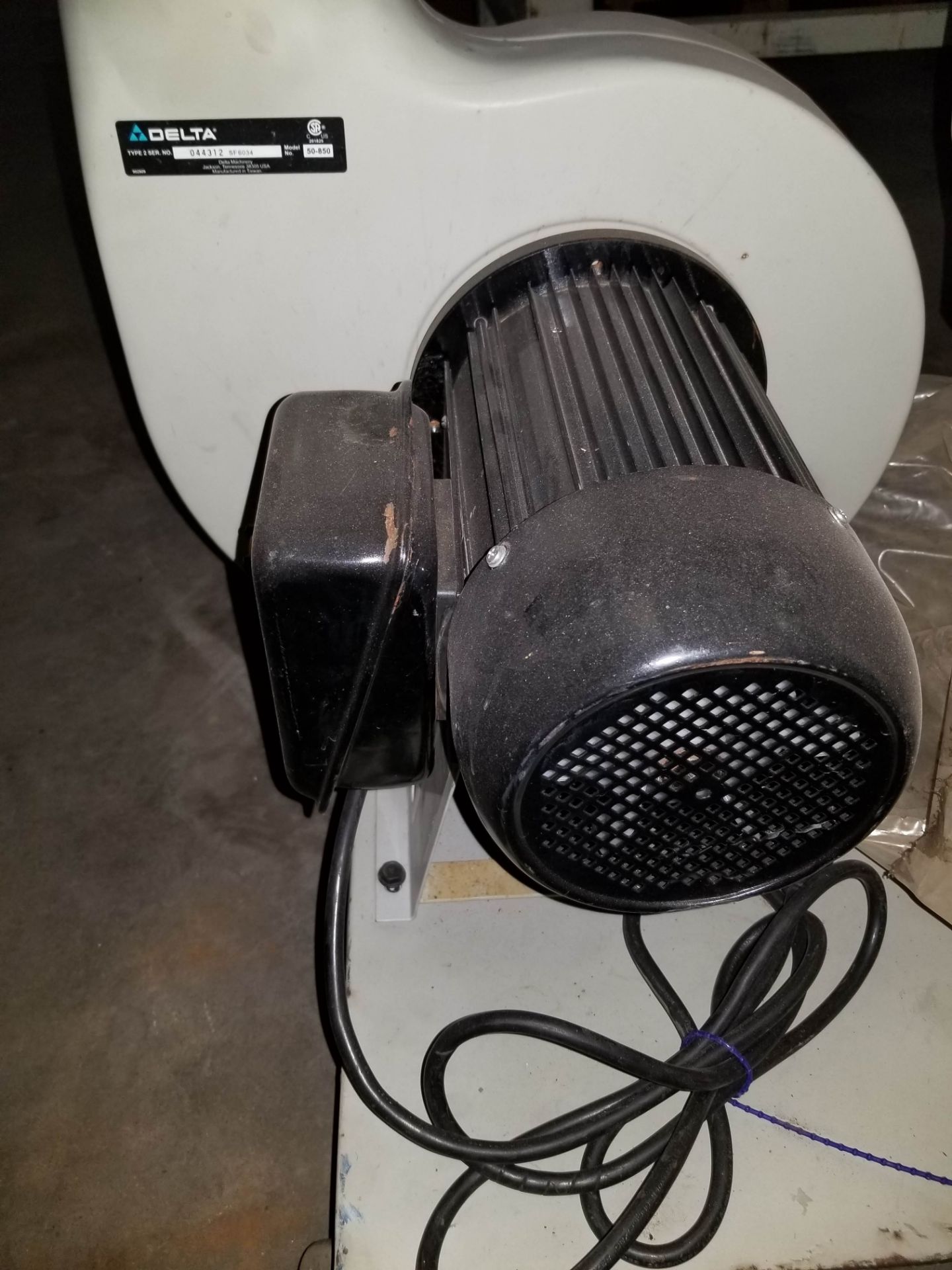 Delta Dust Collector, 1.5hp 110V, Model 50850