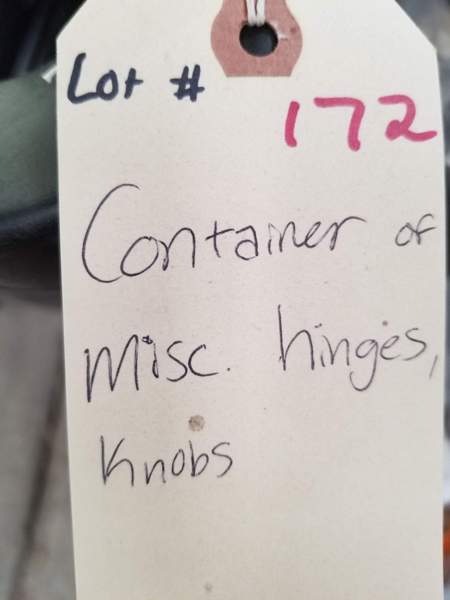 Container of Misc. Hinges & Knobs - Image 3 of 3