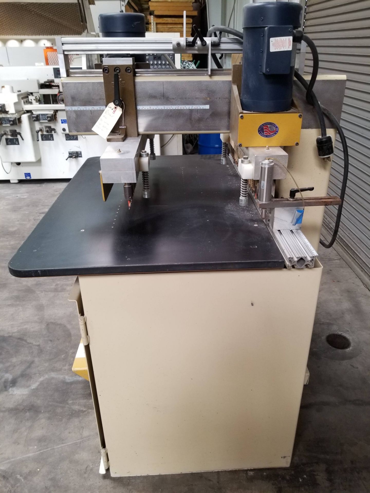 Ritter #R46 46 Spindle 32mm Line Boring Machine, 2-3HP 230V 3ph motors, 23 gear driven vertical - Image 2 of 9