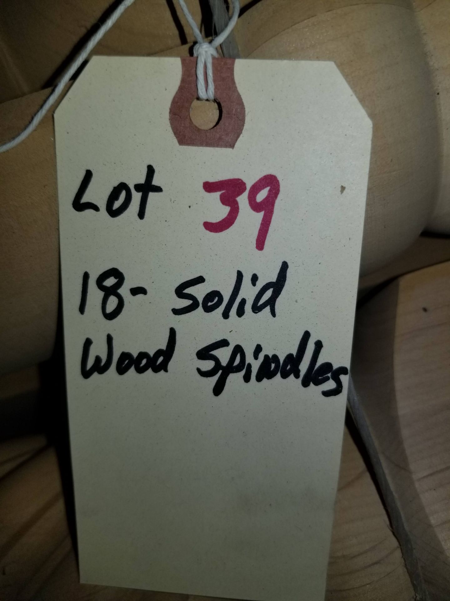 18 - Solid Fancy Hardwood Spindles - Image 6 of 6