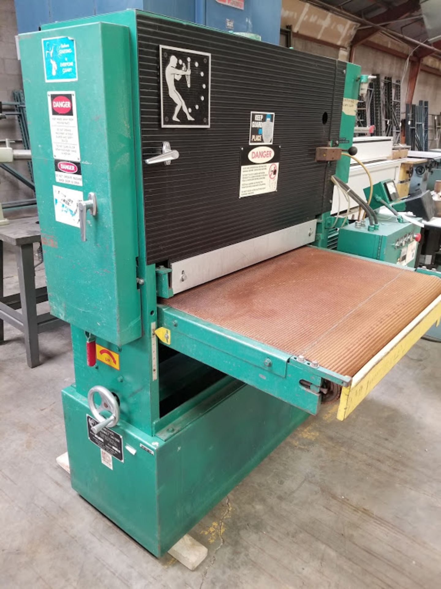 Timesaver 37" x 60" Wide Belt Sander, Model #137-1HD, 20 HP 230/460 volt 3 phase, Varible speed feed - Image 2 of 9