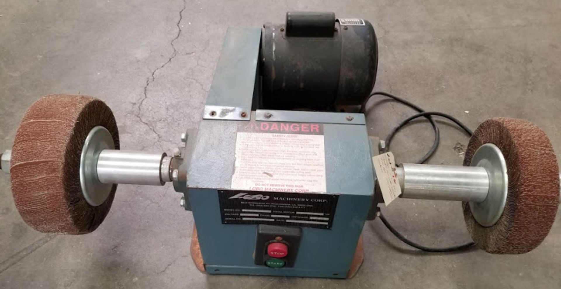 Lobo Double Spindle Sander Model FL-901 110/220 volt 3/4 hp 1 phase