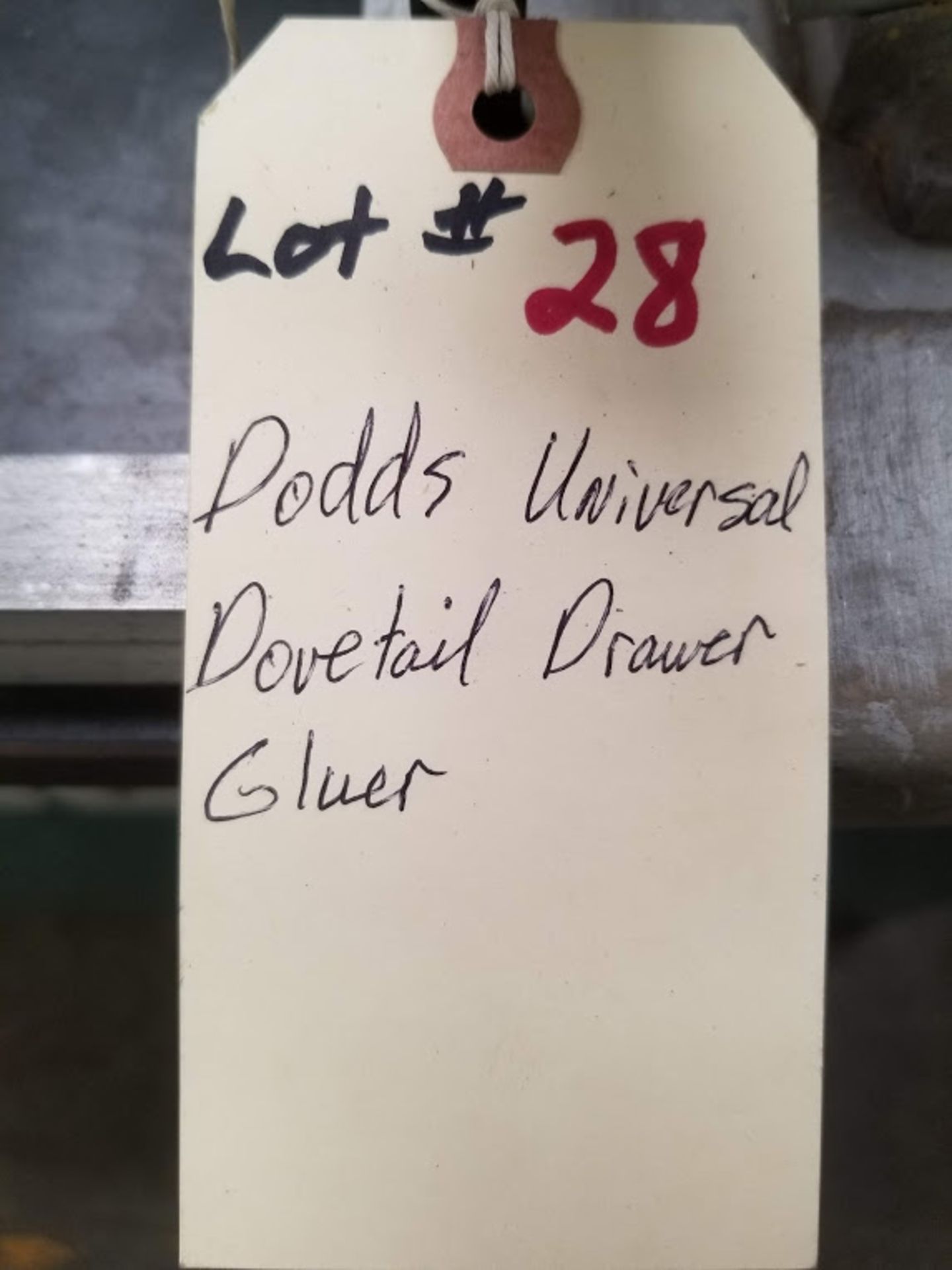 Dodds Universal Dovetail Drawer Gluer Model #G-8567-317 - Image 4 of 4