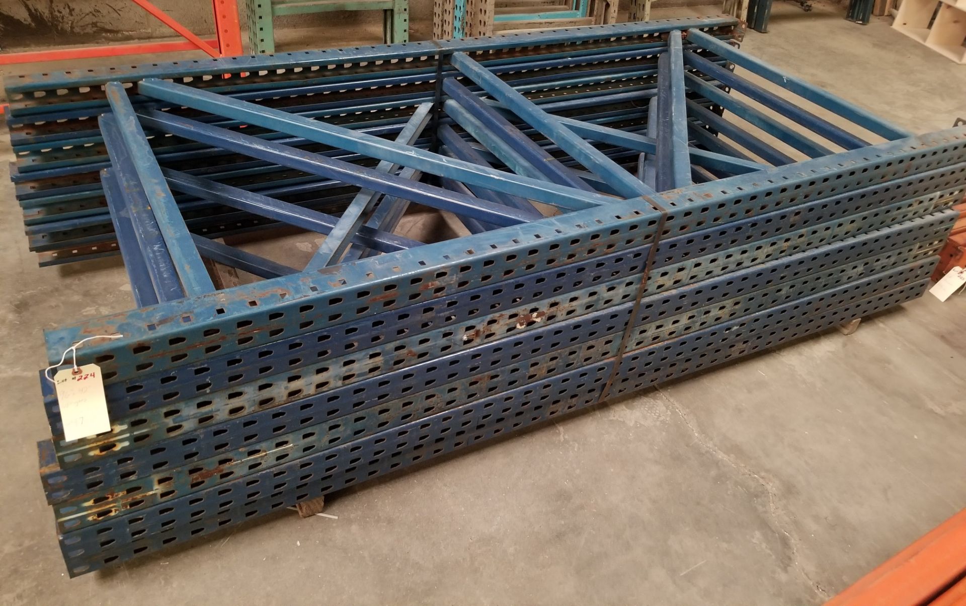 Pallet Racking Uprights 96" x 42" Qty. 7