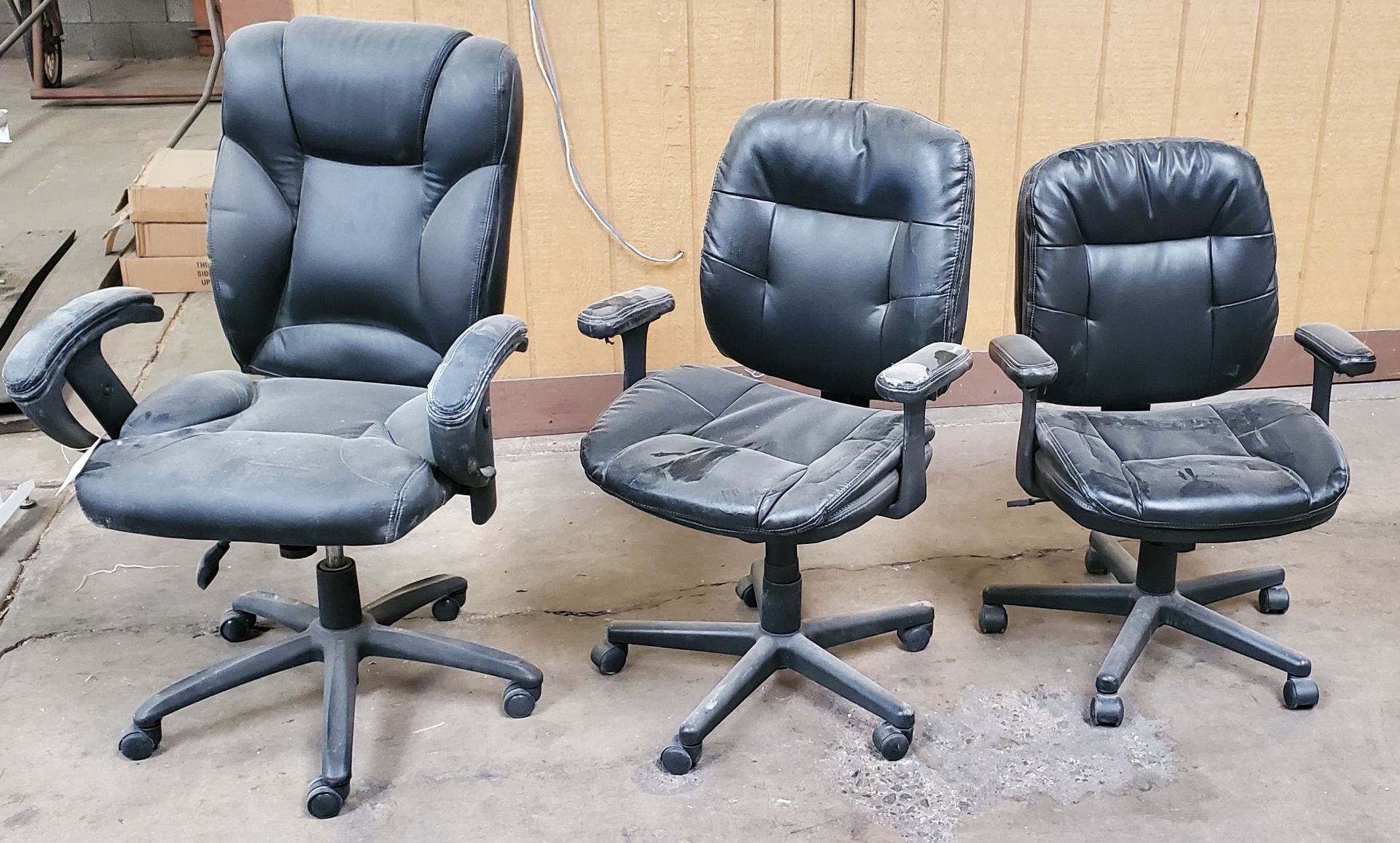 3 - Black Office Chairs