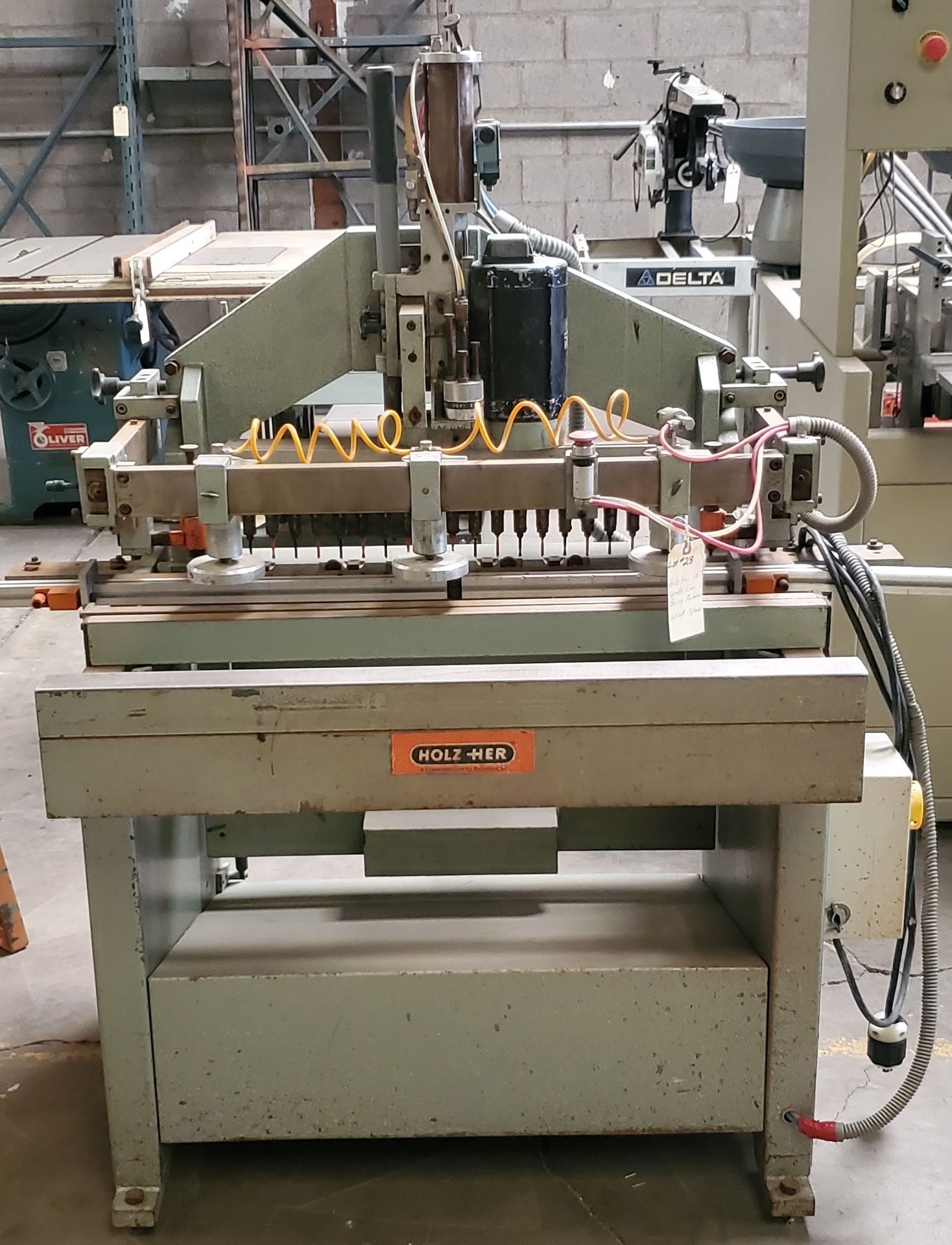 Holz Her 19-Spindle Line Boring Machine 220V 3Phase