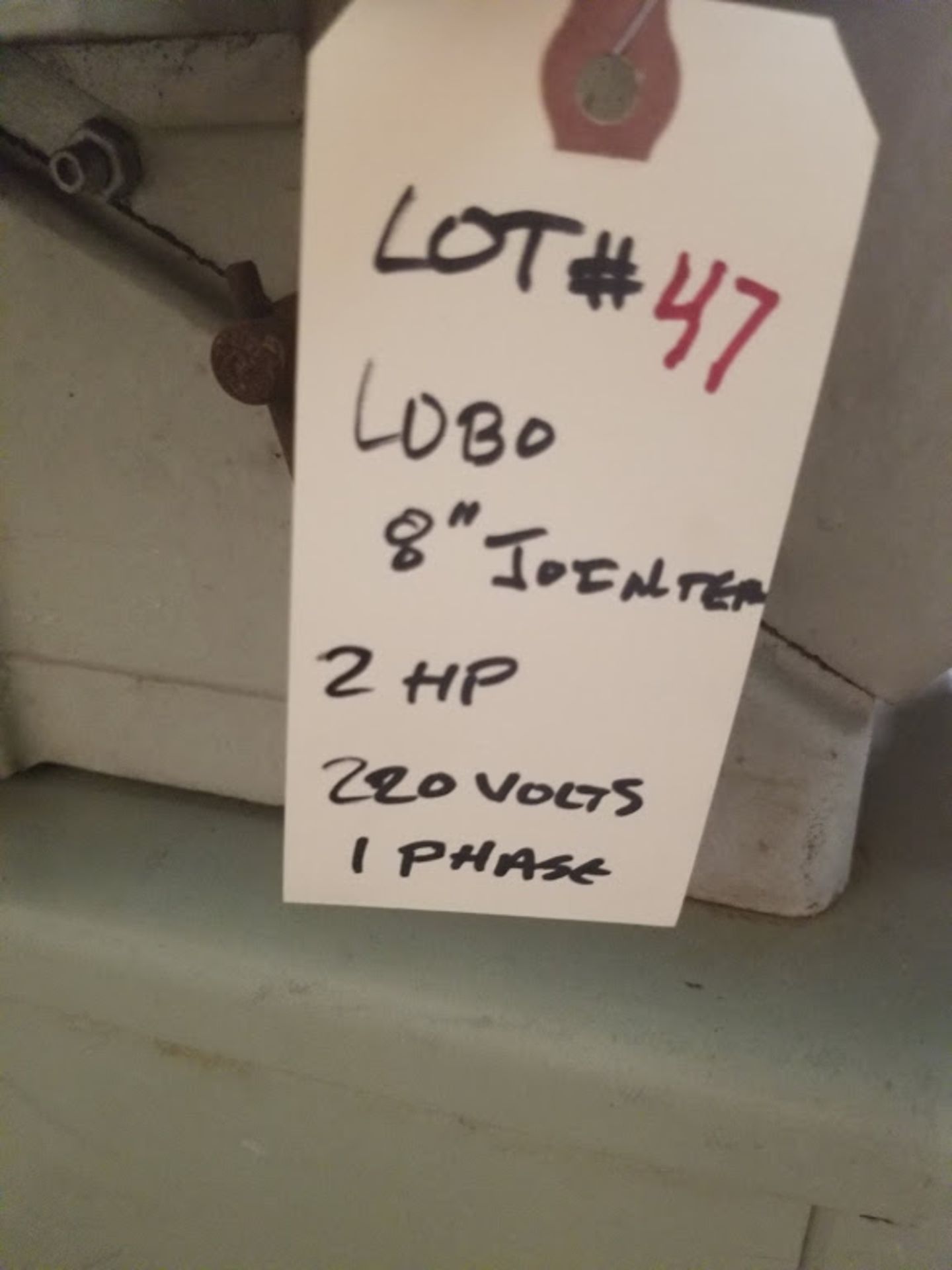 Lobo 8" Jointer, 2HP 220 Volts 1Phase - Image 4 of 4