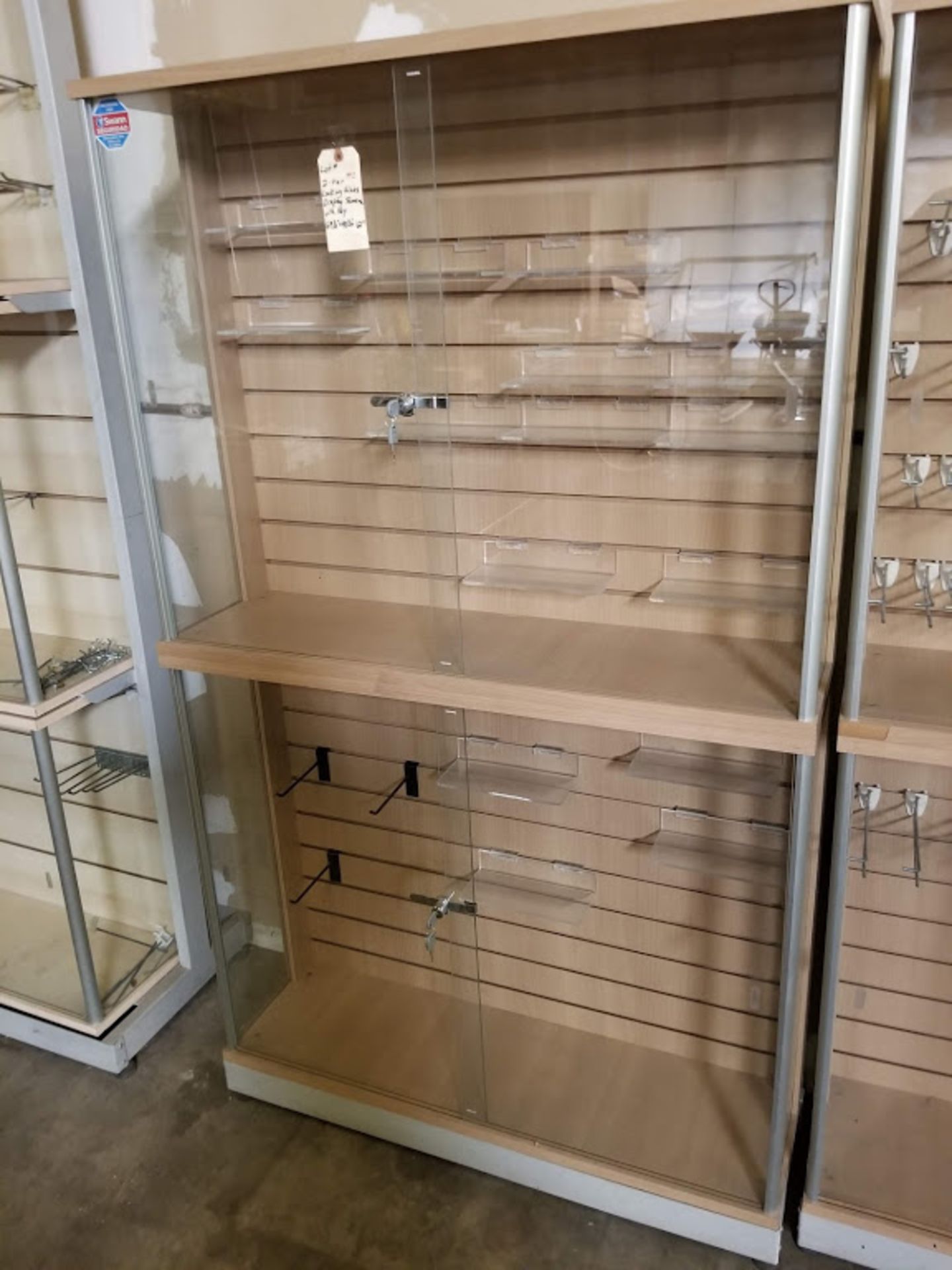 2 Level Locking Glass Display Showcase (w/ Key) (69.5" x 40.5" x 12") - Image 2 of 3