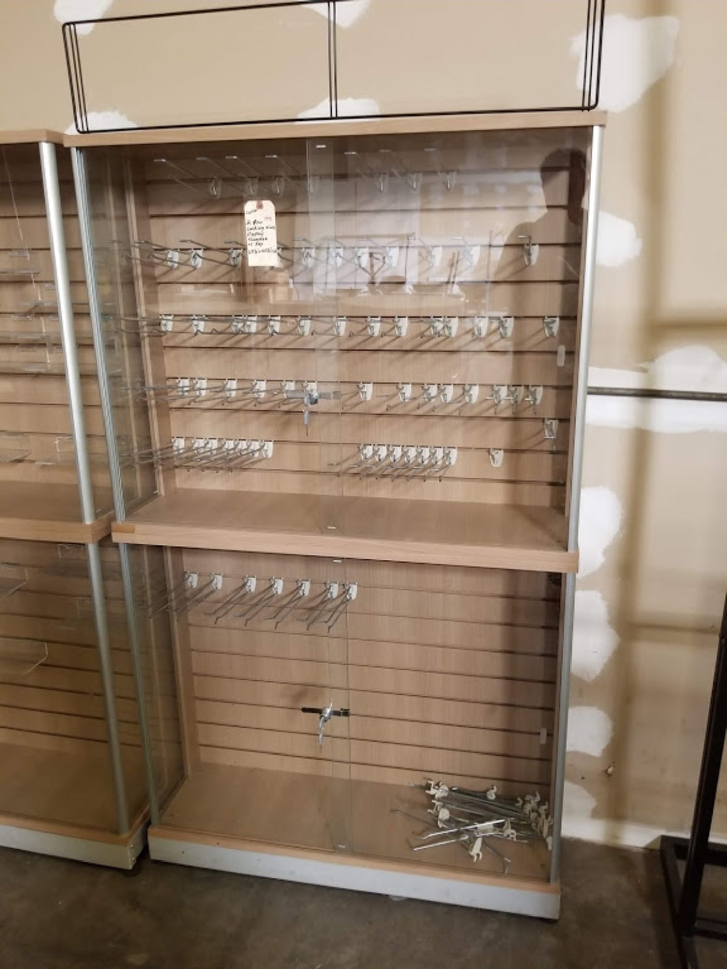 2 Level Locking Glass Display Showcase (w/ Key) (69.5" x 40.5" x 12")