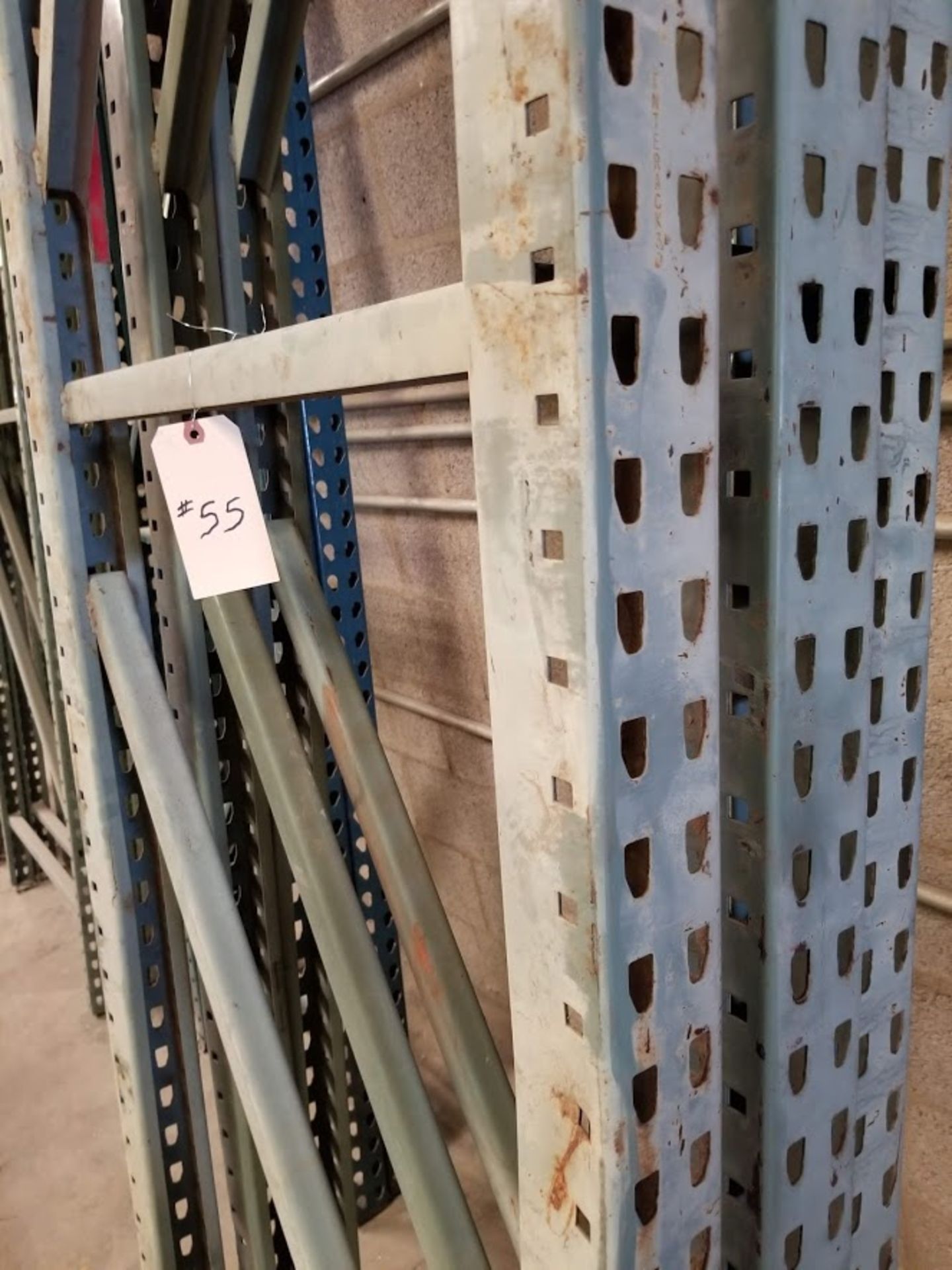 Pallet Racking Uprights (144" x 32") Qty 3 - Image 2 of 2
