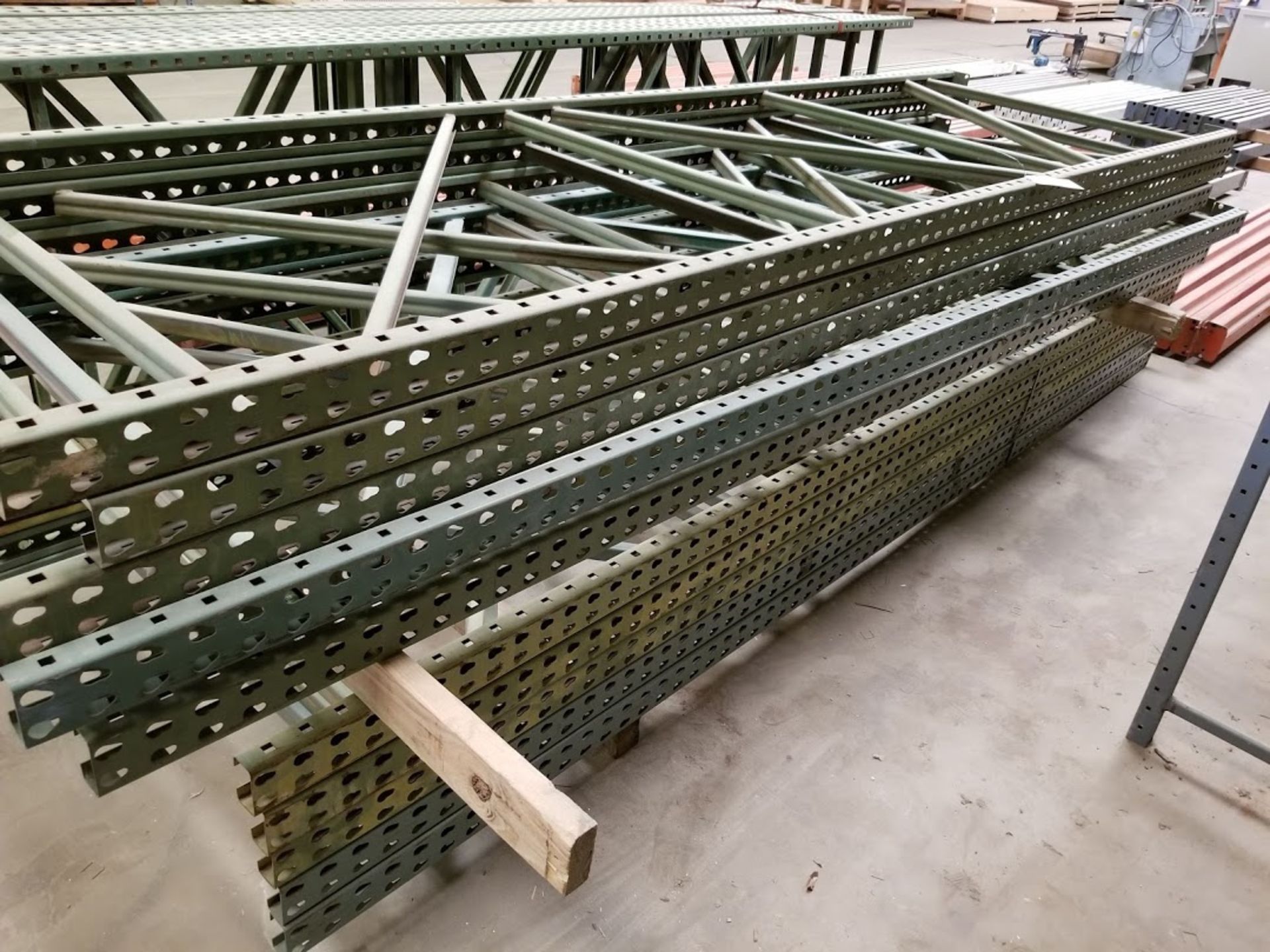 Pallet Racking Uprights (144" x 42") Qty 10 - Image 2 of 3