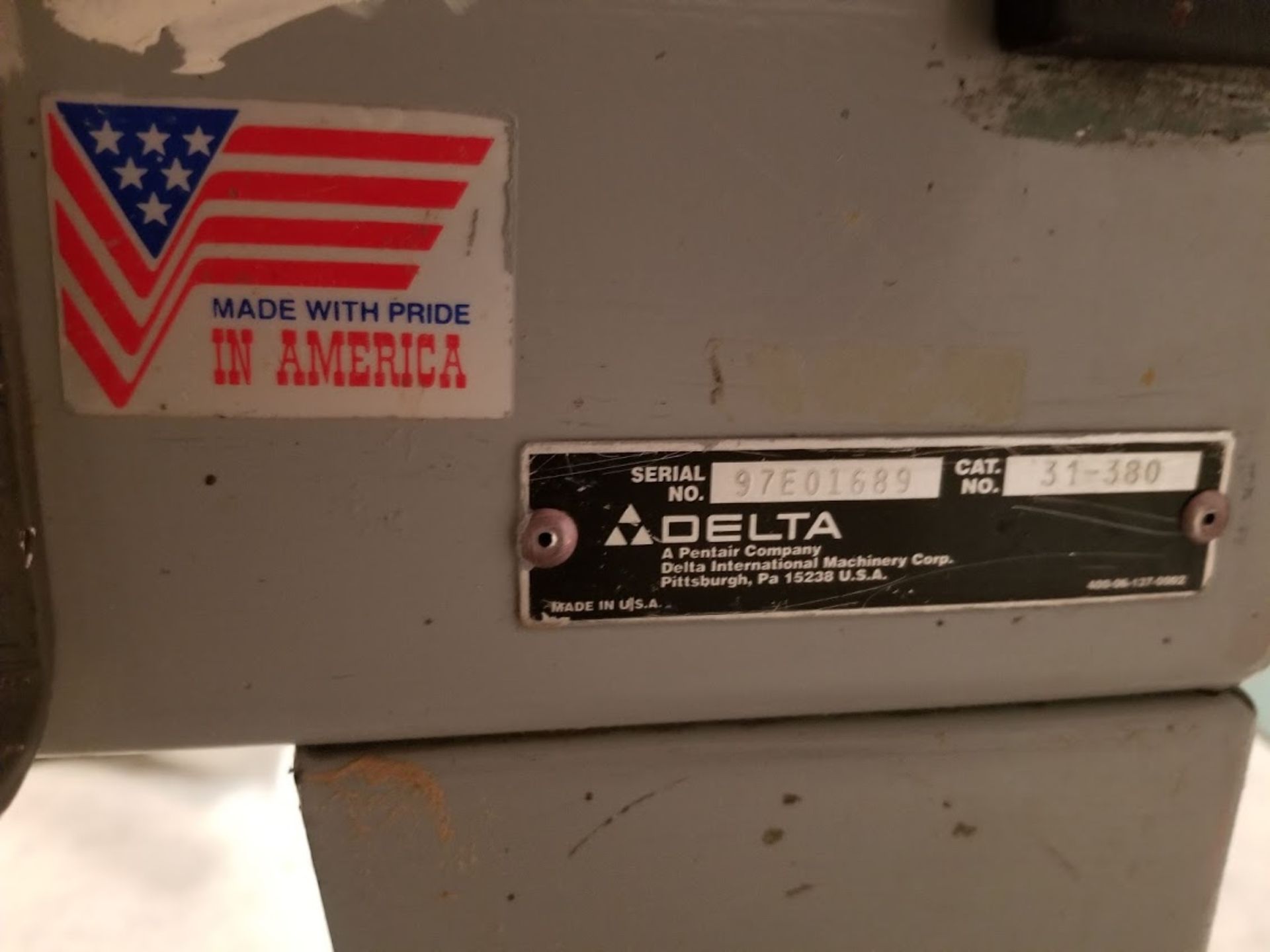 Delta 4"x132" Edge Sander Model: 31-380 1.5HP 115/230V 1PH - Image 5 of 5