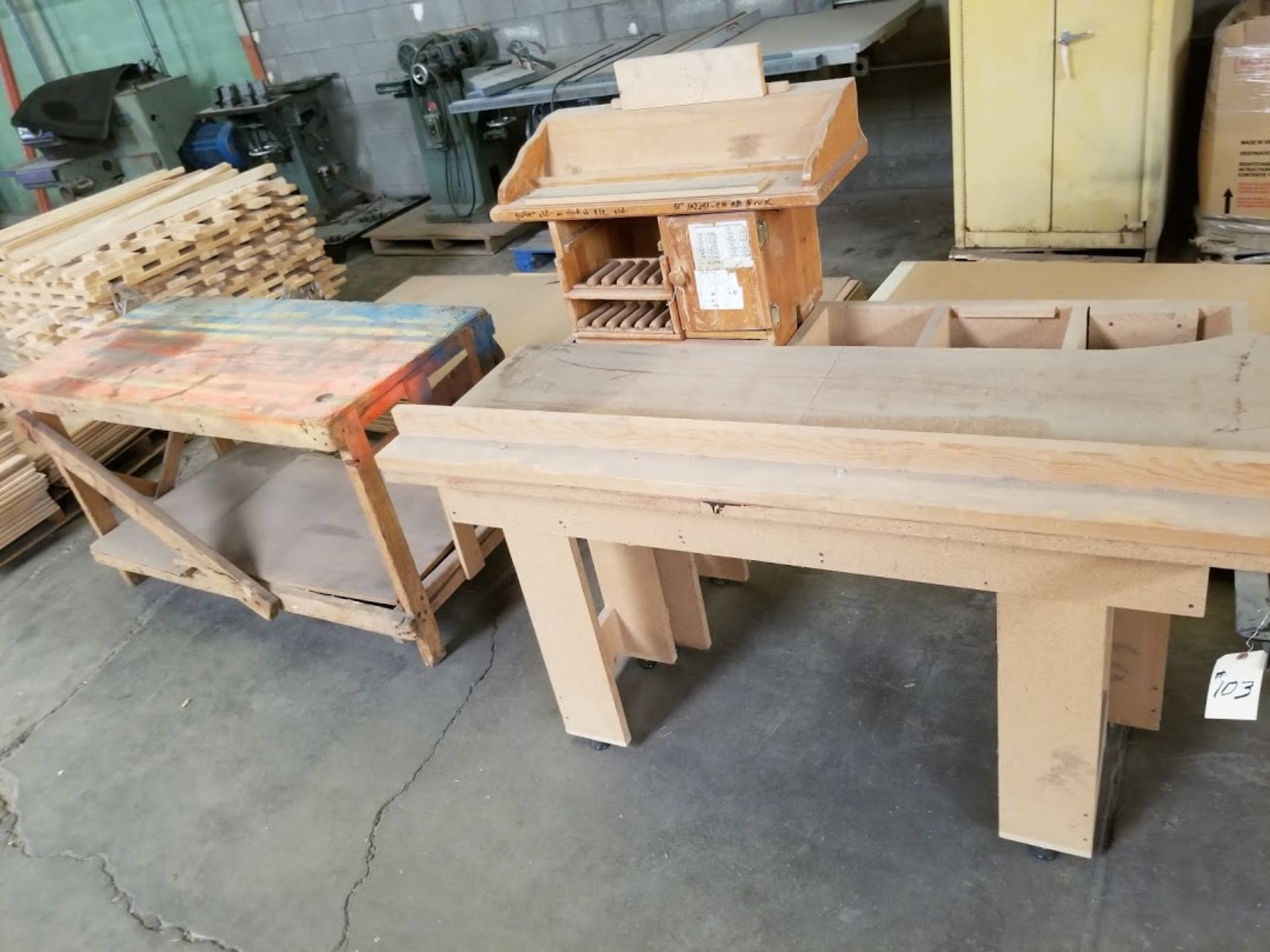 Wooden Work Table (Qty 3)