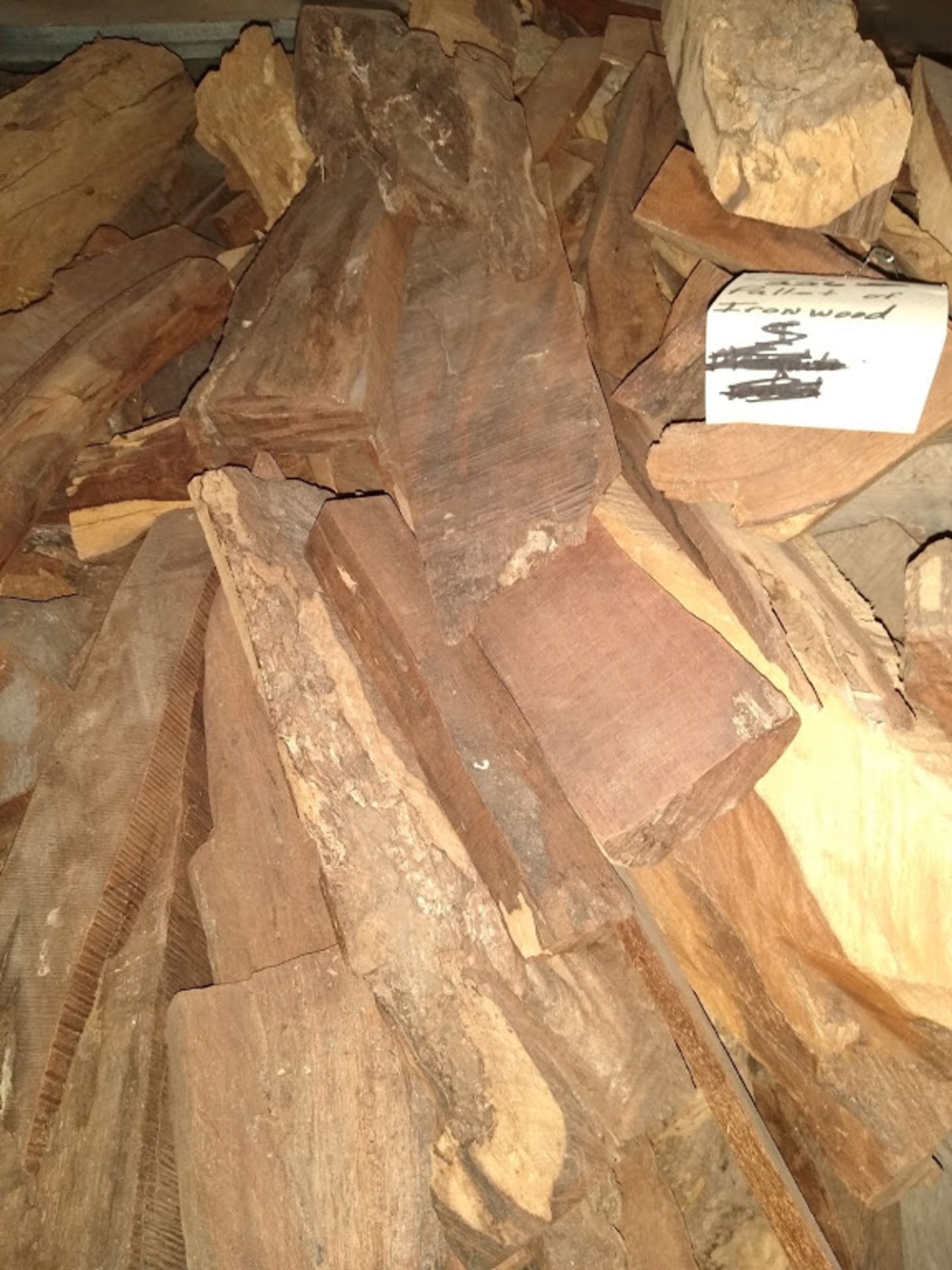 Pallet of: Iron Wood Cutoffs - Image 2 of 2