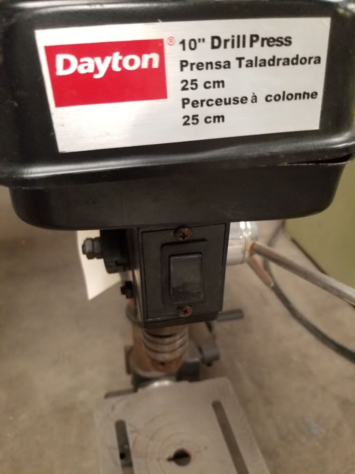 Dayton 10" Drill Press 115V - Image 2 of 3