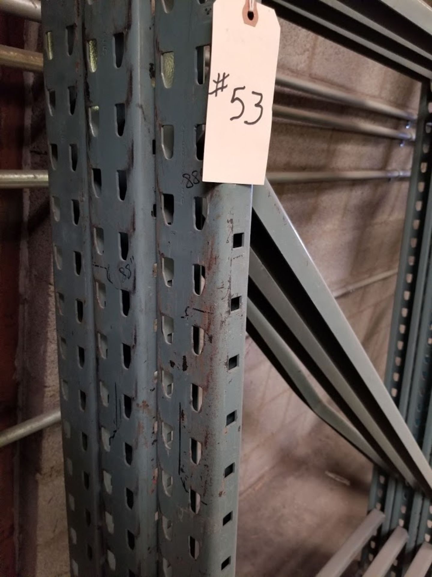 Pallet Racking Uprights (88" x 42") Qty 3 - Image 2 of 2