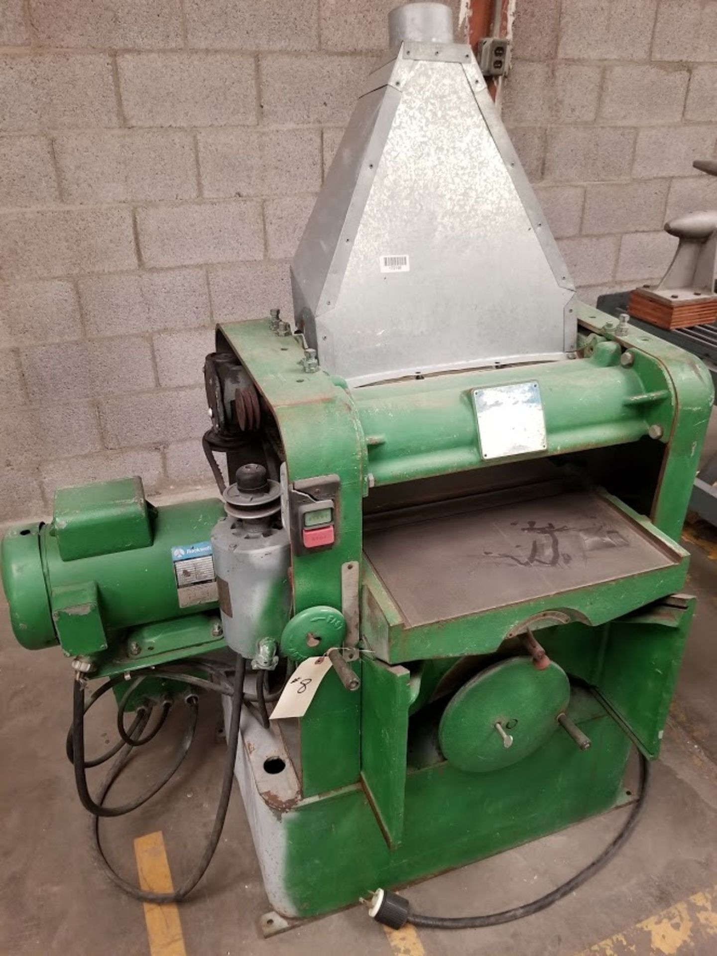 Rockwell 18" Wood Planer Model #:22-201 5HP 230V 1PH