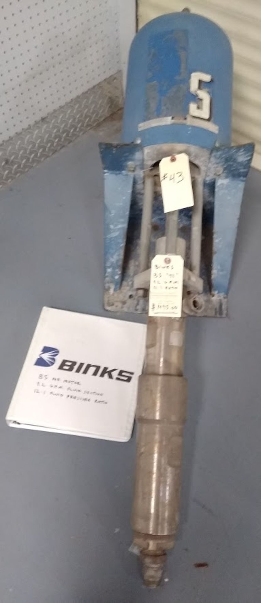 Binks B5 12:1 Ratio Medium Pressure Paint Pump 4.2 GPM