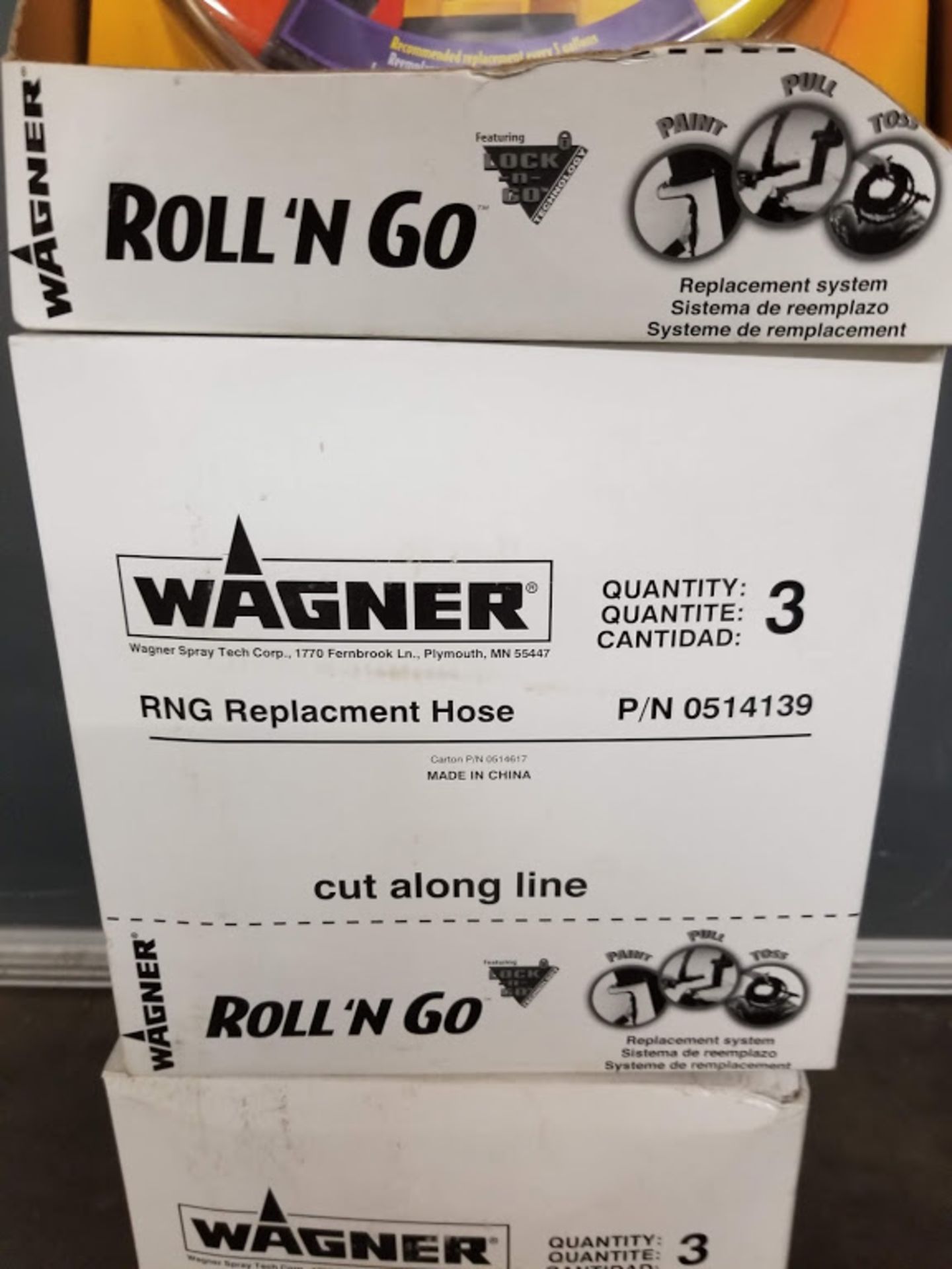 Wagner Roll 'N Go Replacement Hose/Systems 514139 NEW IN BOX Qty - 11 Hoses - Image 2 of 2