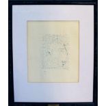 André Derrrain (1881-1954)-graphic, framed, under glass.34x26cmDieses Los wird in einer online-