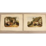 Two French Colour Lithographies after Dillens, by Desmaisons – Coversson Paris, 19th Century.47 x 60