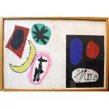 Joan Miró i Ferrà (1893-1983)-graphic on paper, framed, under glass.39x57cmDieses Los wird in