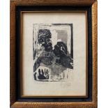 Alfred Kubin (1877- 1959), Etching on paper, framed, under glass.31x23cmDieses Los wird in einer