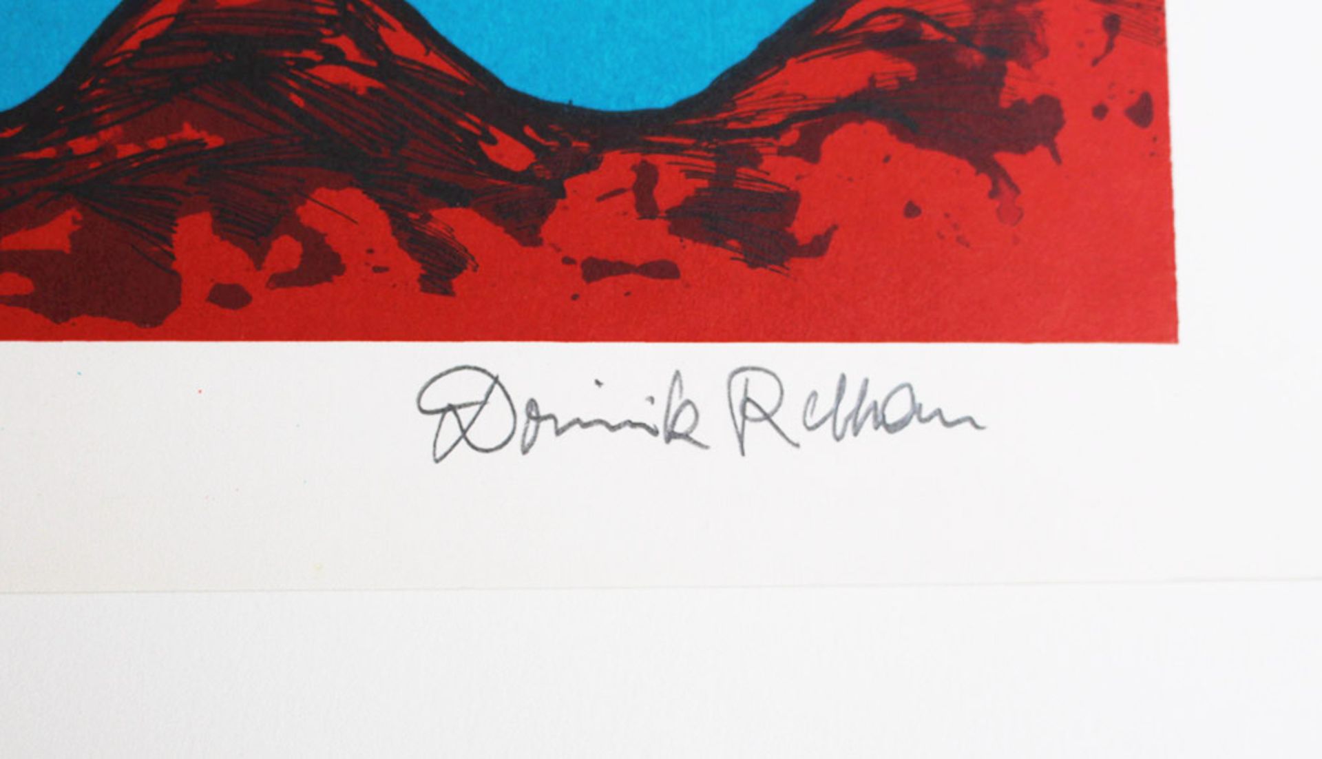 Dominik Rebhan (born 1929), Landscape, colour lithograph on paper.35 x 48 cmDieses Los wird in einer - Bild 3 aus 3