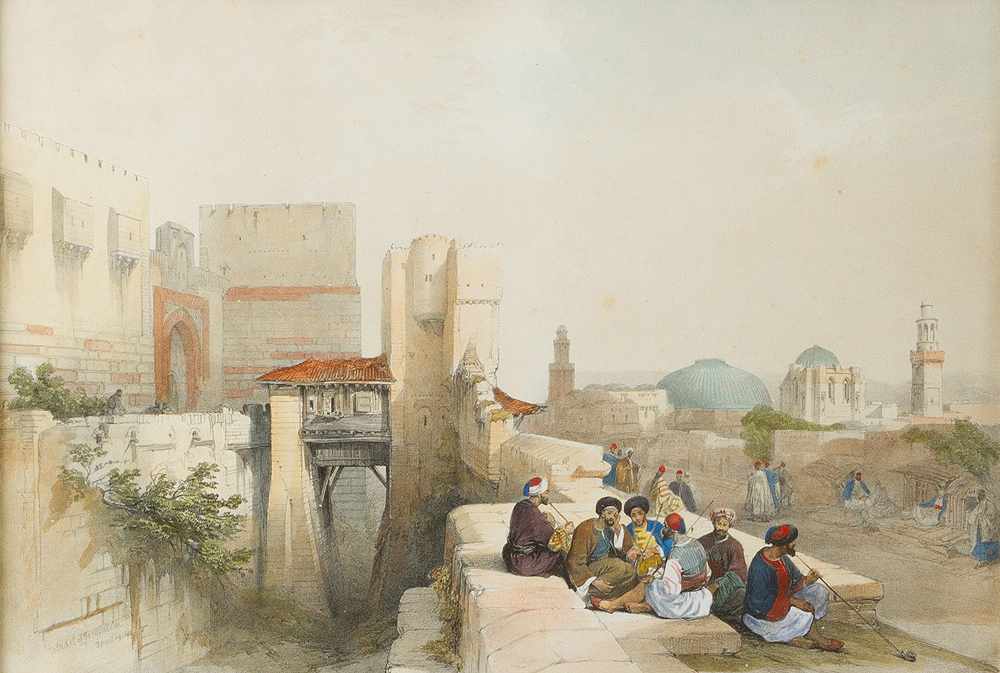 David Roberts (1796-1864), Two views of Jerusalem, colour lithographs, on paper, framed, under - Image 3 of 3