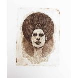 Kurt Mikula (1928 born), Fantastic head, lithograph on paper.53 x 38 cmDieses Los wird in einer