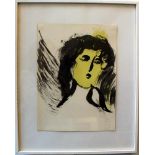 Marc Chagall (1887 – 1985)-graphic, on paper; framed, under glass.35x26cmDieses Los wird in einer