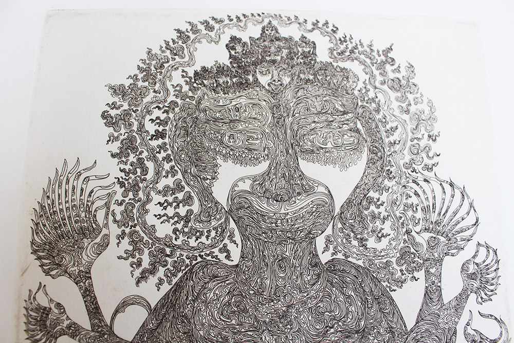 Robert Dogat, 3 etchings on paper.Dieses Los wird in einer online-Auktion ohne Publikum angeboten. - Image 3 of 3
