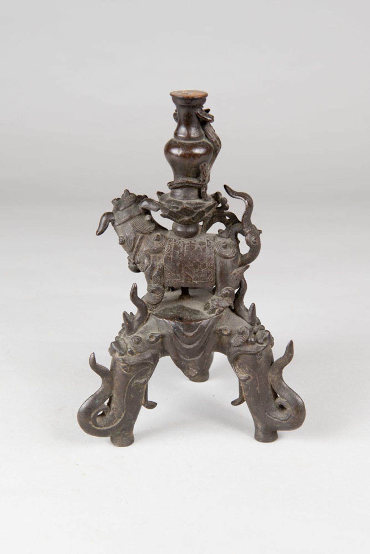 Chinese bronze stand - Bild 2 aus 3