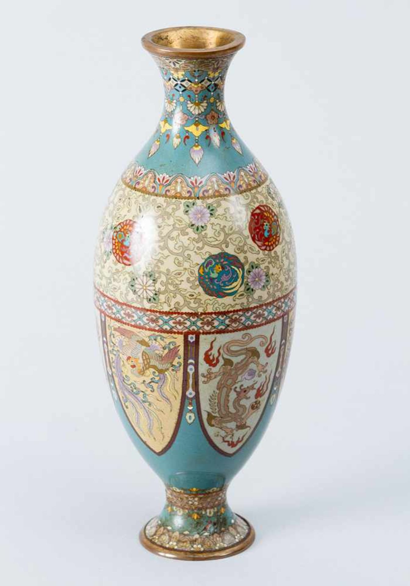 Cloisonne vase