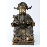 Chinese emperor sculpture