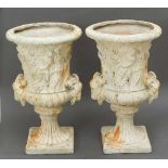 Pair of classical garden vases