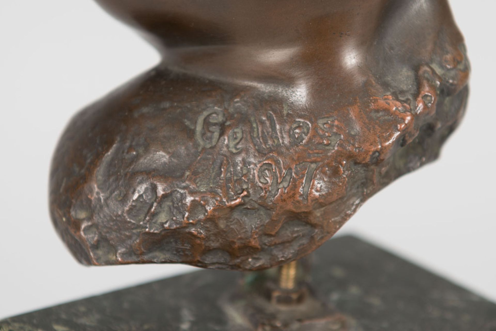 Bronze bust - Image 3 of 3