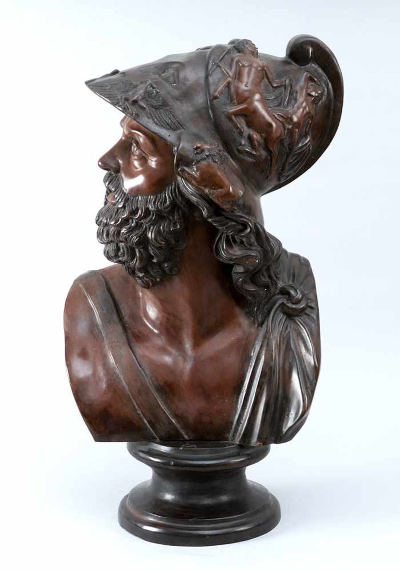 Bronze bust of Ajax