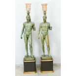 Pair of Torcheres of the Riace warriors