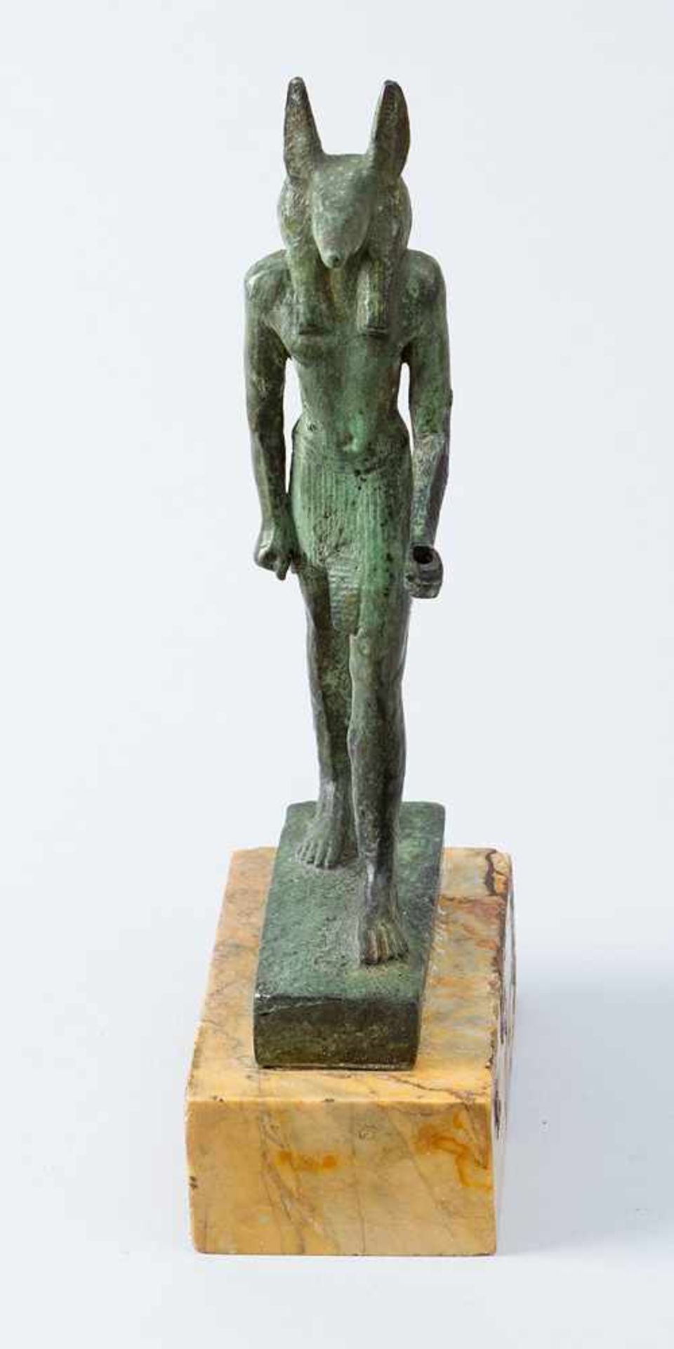 Egyptian bronze sculpture - Bild 2 aus 3