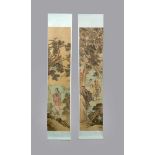 Two Chinese roll paintings