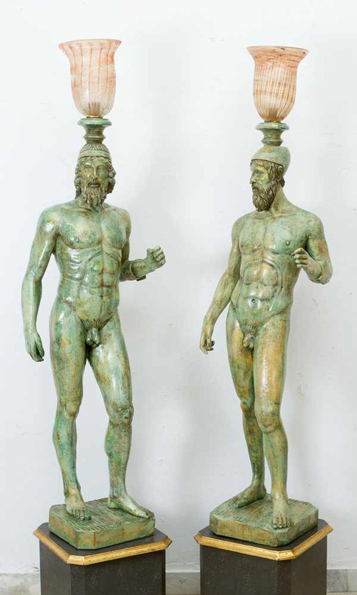 Pair of Torcheres of the Riace warriors - Image 2 of 3