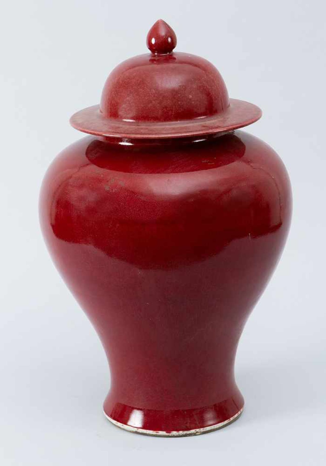 Chinese oxblood vase