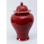 Chinese oxblood vase