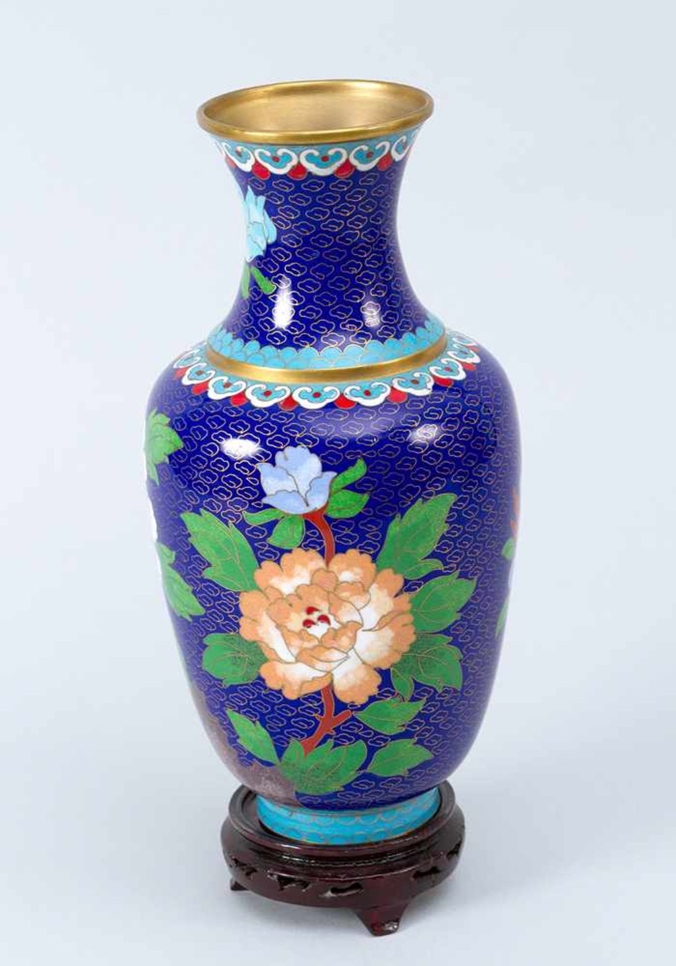 Four Cloisonne vases - Image 2 of 3