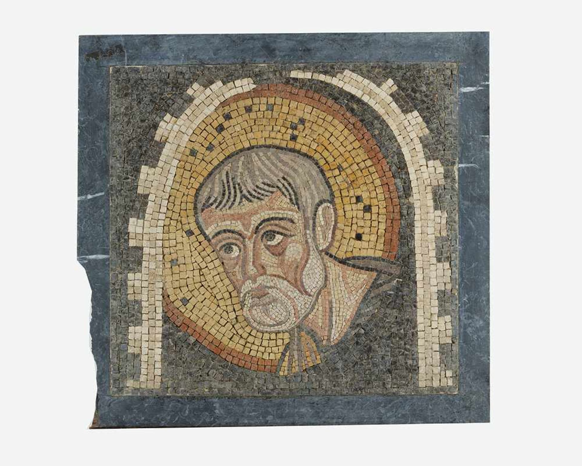 Romanesque mosaic panel