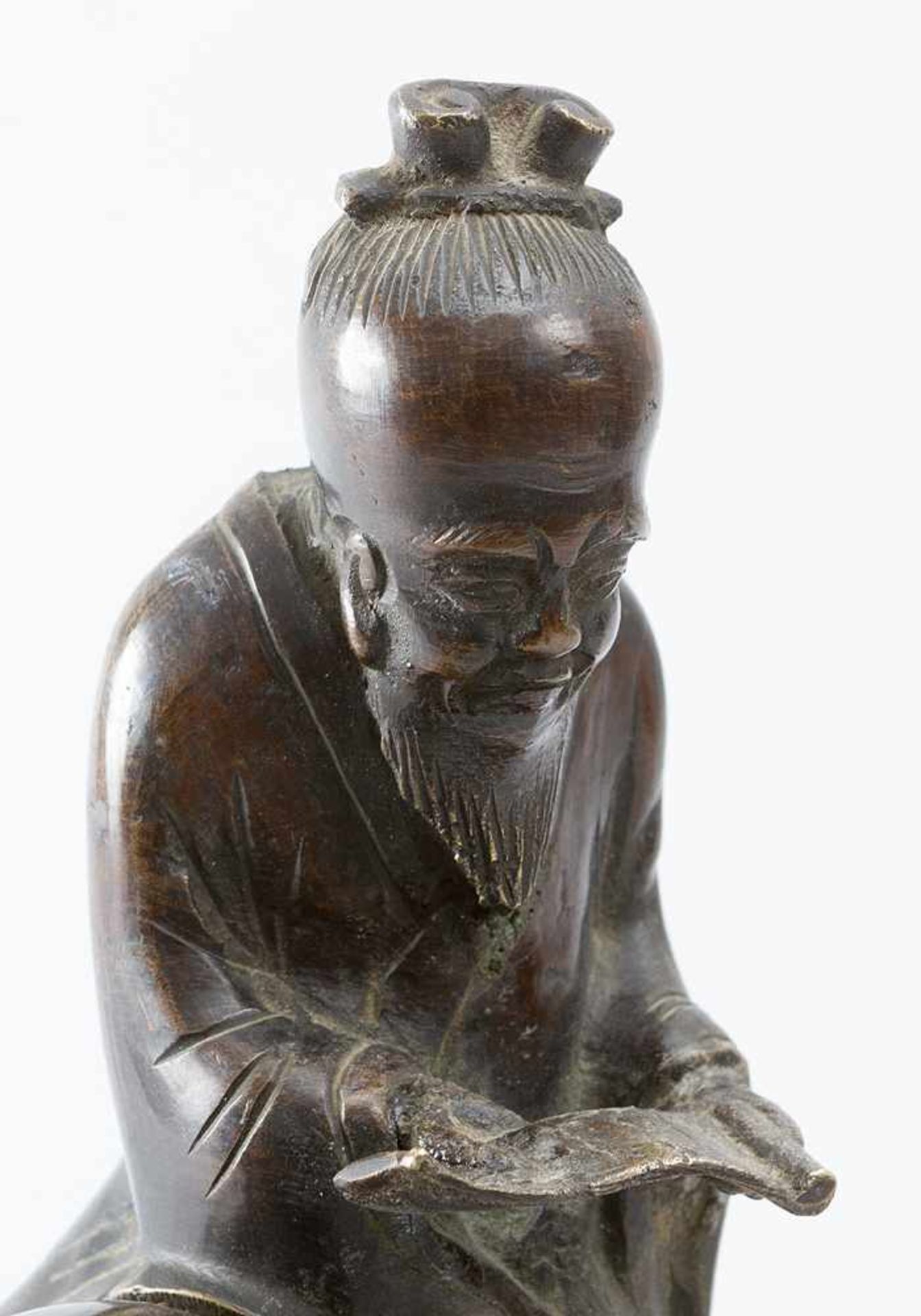 Chinese Bronze sculpture - Image 3 of 3