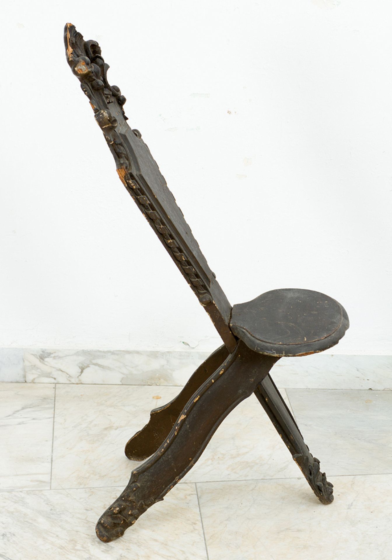 North Italian chair - Image 3 of 3