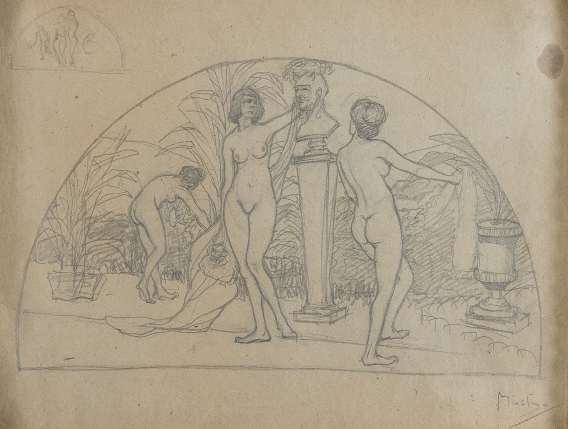 Alphonse Mucha (1860-1839)-attributed - Image 2 of 3