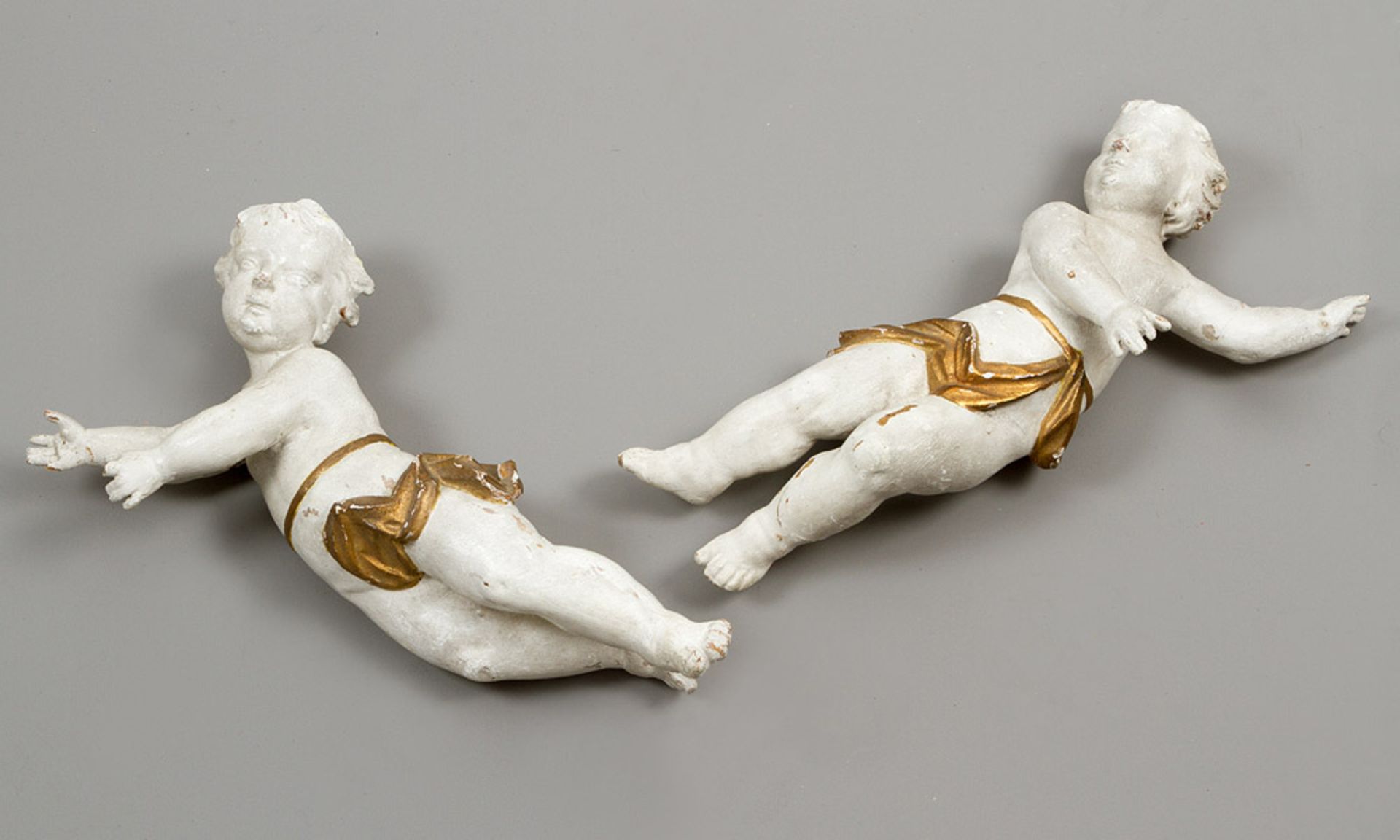Pair of baroque angels